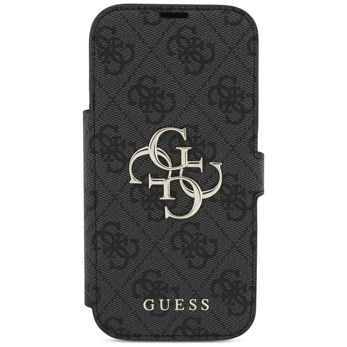 Guess Book 4G Metal Logo Case for iPhone 17 Pro - Black