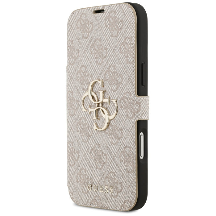 Guess Book 4G Metal Logo Case for iPhone 17 Pro Max - Pink