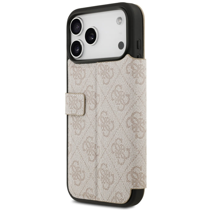 Guess Book 4G Metal Logo Case for iPhone 17 Pro Max - Pink