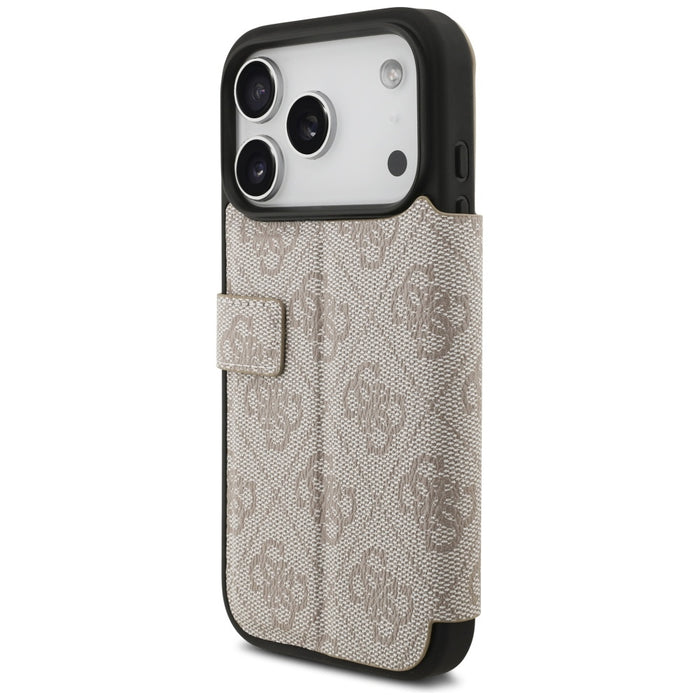Guess Book 4G Metal Logo Case for iPhone 17 Pro - Pink