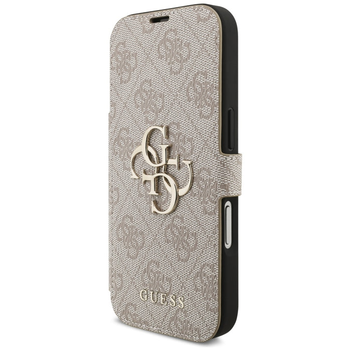Guess Book 4G Metal Logo Case for iPhone 17 Pro - Pink
