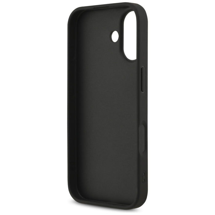 Guess Fixed Glitter Big 4G case for iPhone 17 - black