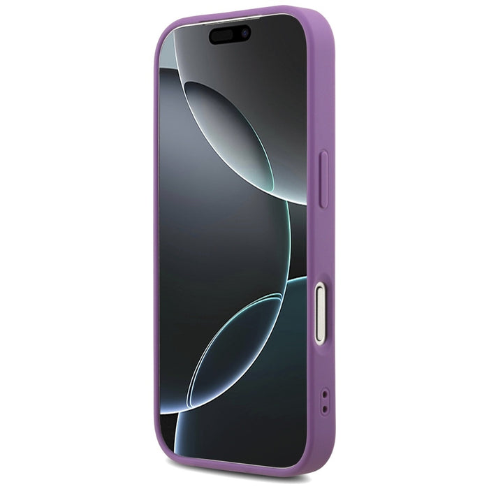 Guess Fixed Glitter Big 4G case for iPhone 17 Pro - purple