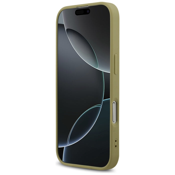 Guess Fixed Glitter Big 4G case for iPhone 17 - gold