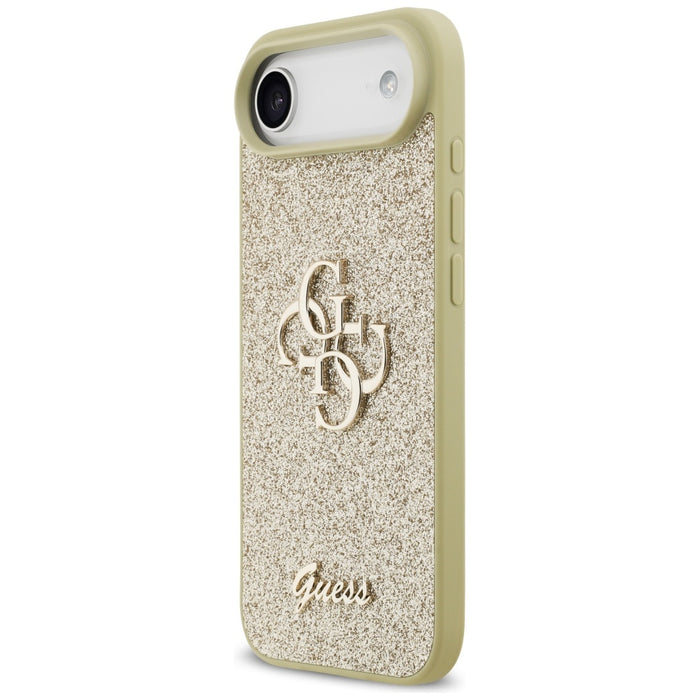 Guess Fixed Glitter Big 4G case for iPhone Air - gold