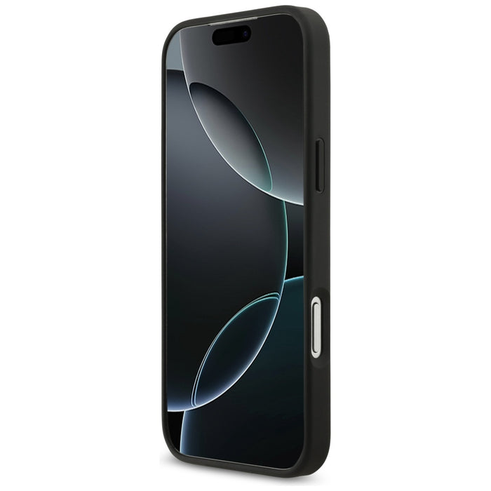 Guess Grained Big 4G &amp; Classic Logo case for iPhone 17 Pro Max - black