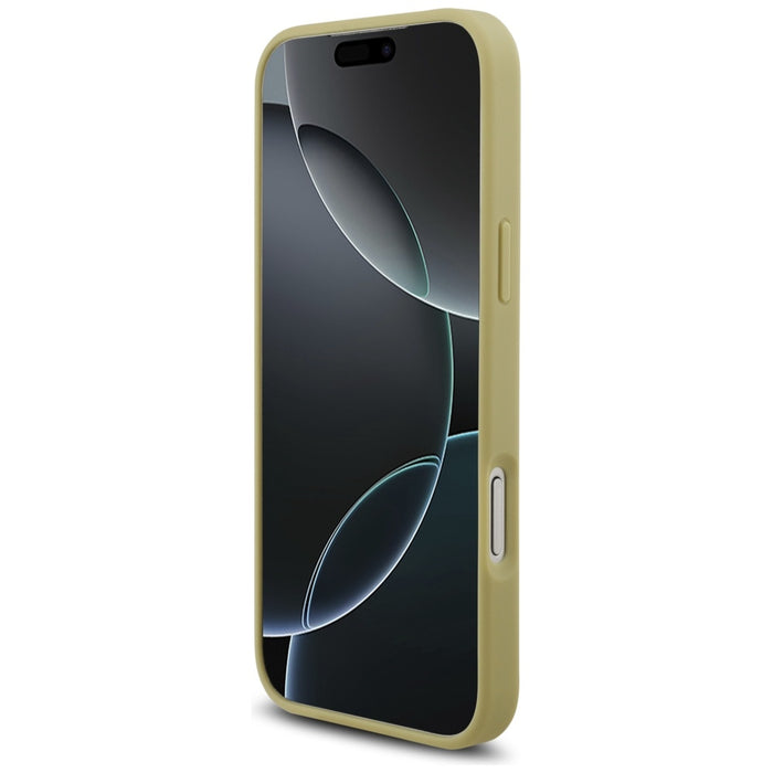 Guess Rhinestone Triangle Logo Case for iPhone 17 Pro Max - Gold