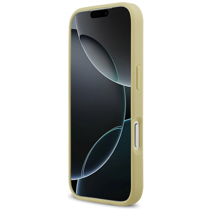 Guess Rhinestone Triangle Logo iPhone 17 Pro Case - Gold