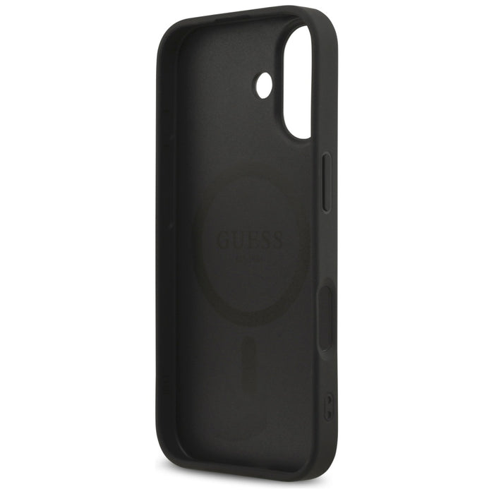 Guess Saffiano Classic Logo MagSafe case for iPhone 17 - black