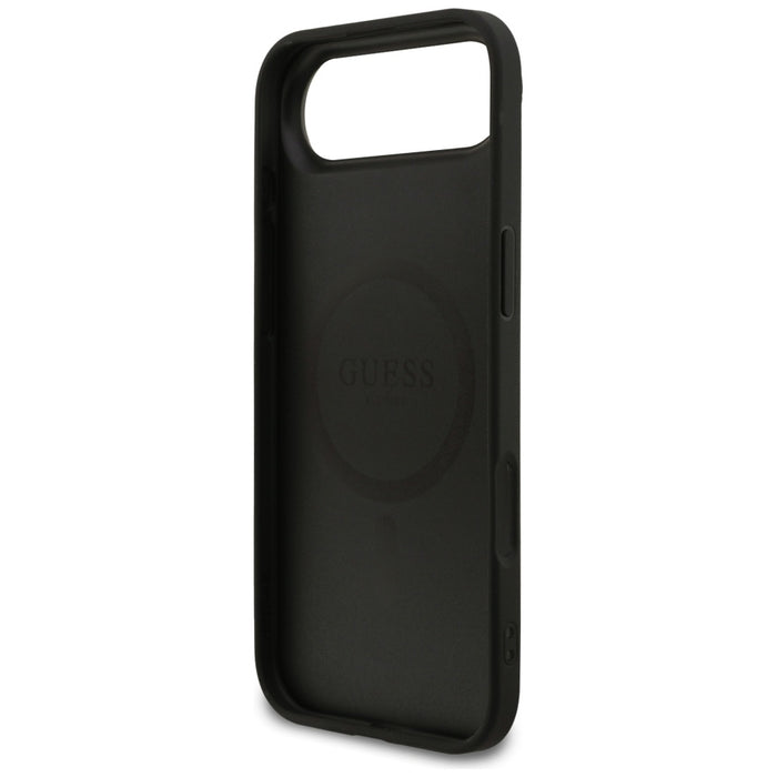 Guess Saffiano Classic Logo MagSafe case for iPhone Air - black
