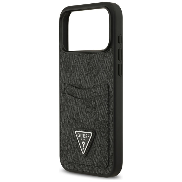 Guess 4G nauble Card Triangle case for iPhone 17 Pro Max - black