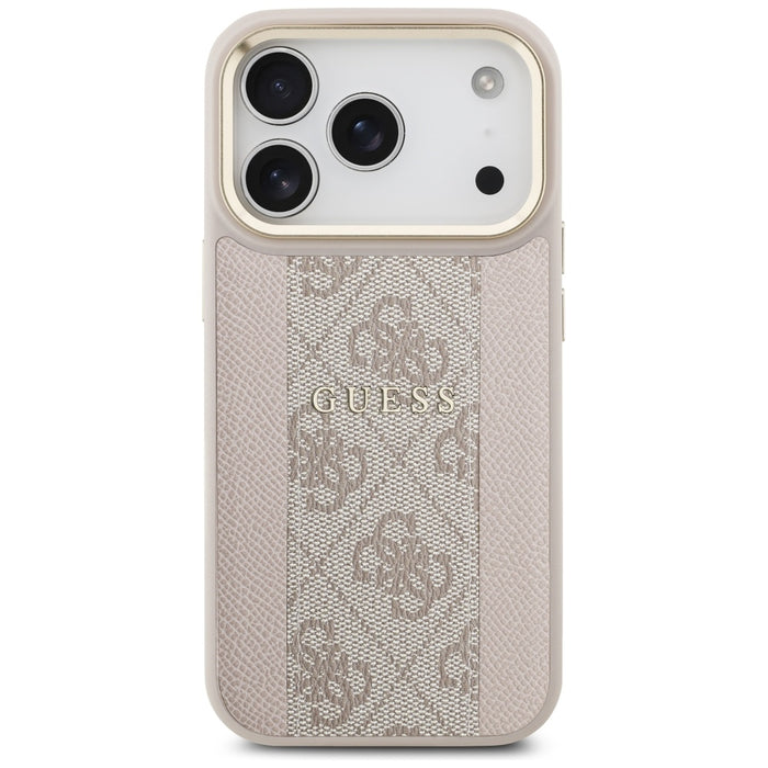 Guess 4G Stripe MagSafe Case for iPhone 17 Pro - Pink