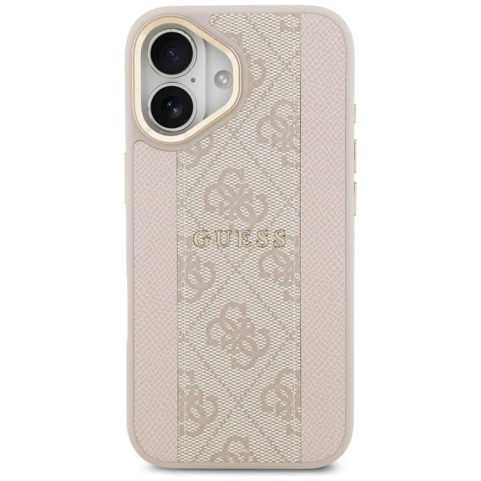 Guess 4G Stripe MagSafe Case for iPhone 17 - Pink