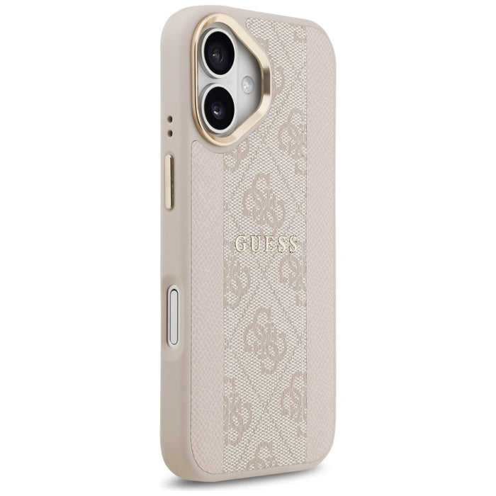 Guess 4G Stripe MagSafe Case for iPhone 17 - Pink