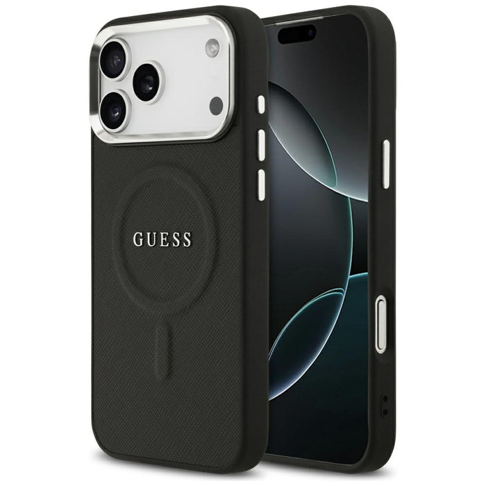 Guess Classic Logo MagSafe Case for iPhone 17 Pro Max - Black