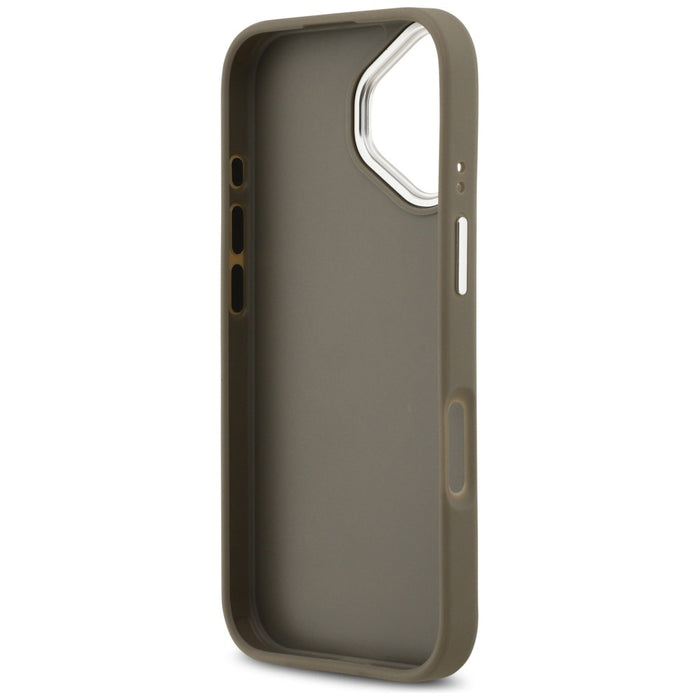 Guess Grained Big 4G Classic Logo iPhone 17 Case - Brown