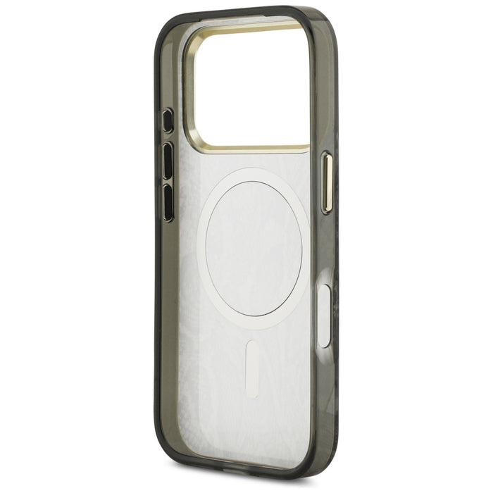 Guess Python Pattern MagSafe Case for iPhone 17 Pro - Black