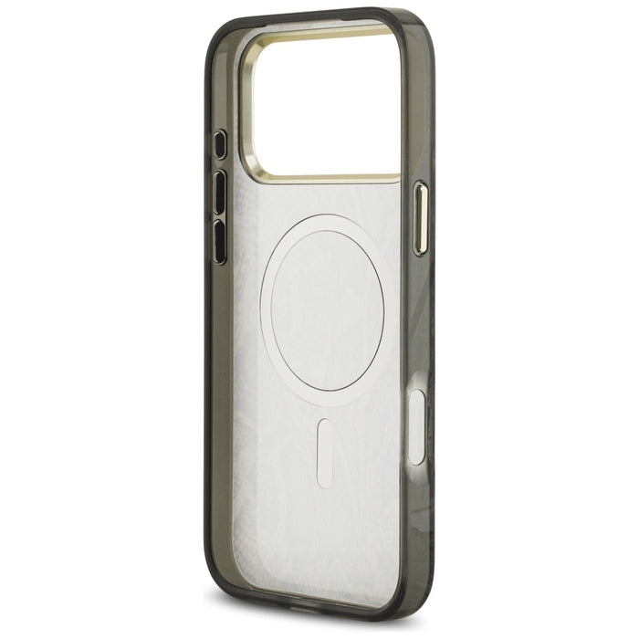 Guess Python Pattern MagSafe Case for iPhone 17 Pro Max - Black