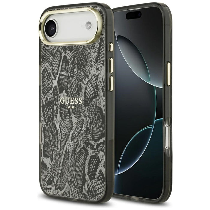 Guess Python Pattern MagSafe Case for iPhone Air - Black