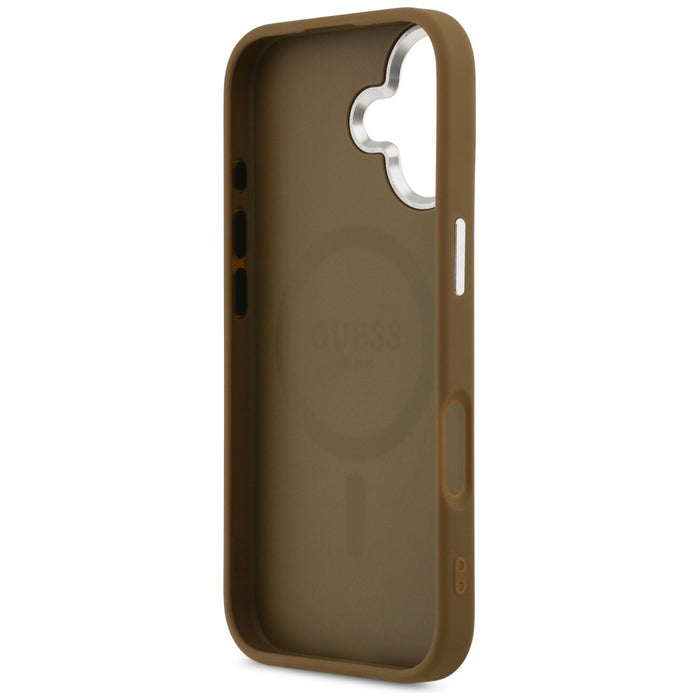 Guess Triangle Logo MagSafe case for iPhone 17 - brown