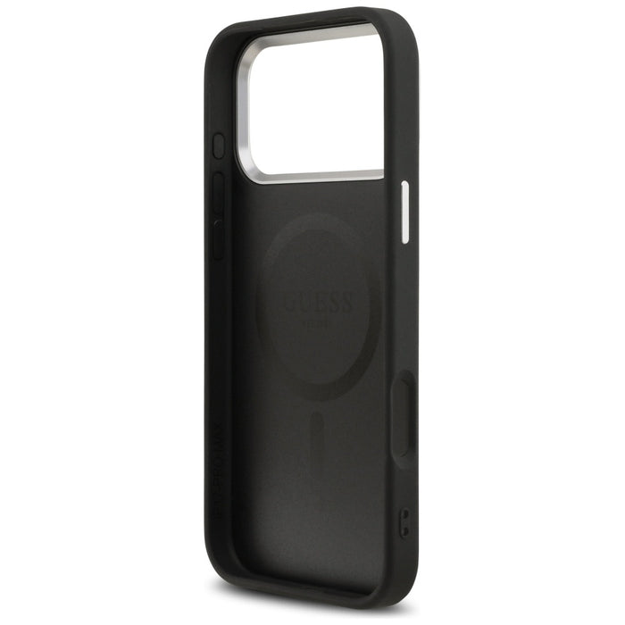 Guess Triangle Logo MagSafe Case for iPhone 17 Pro Max - Black