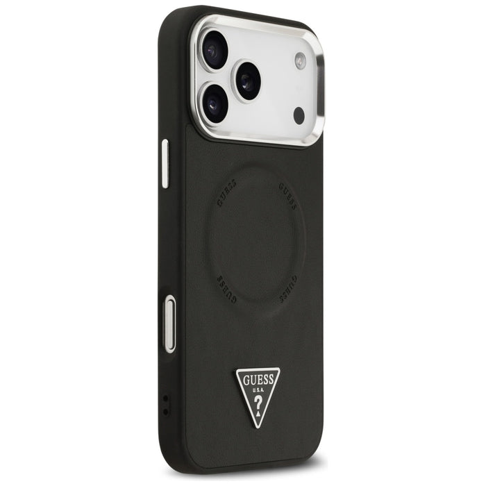 Guess Triangle Logo MagSafe Case for iPhone 17 Pro Max - Black