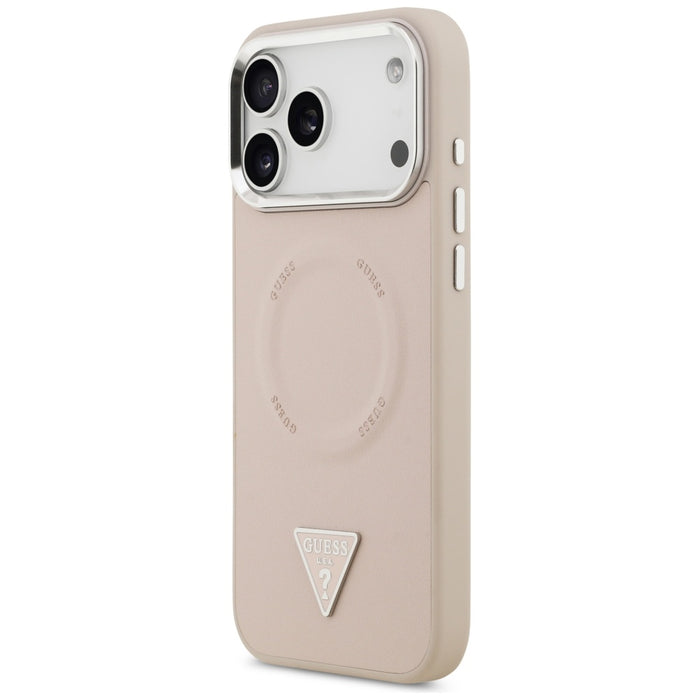 Guess Triangle Logo MagSafe Case for iPhone 17 Pro Max - Pink