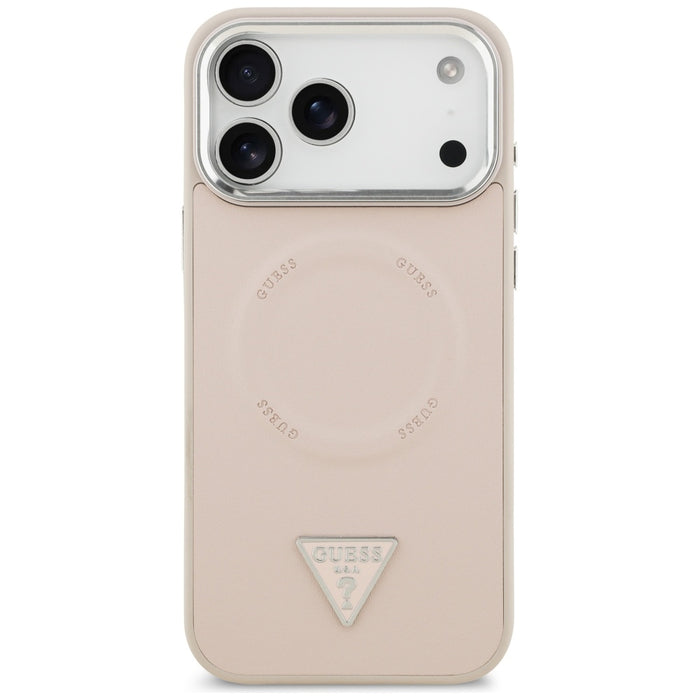Guess Triangle Logo MagSafe Case for iPhone 17 Pro Max - Pink