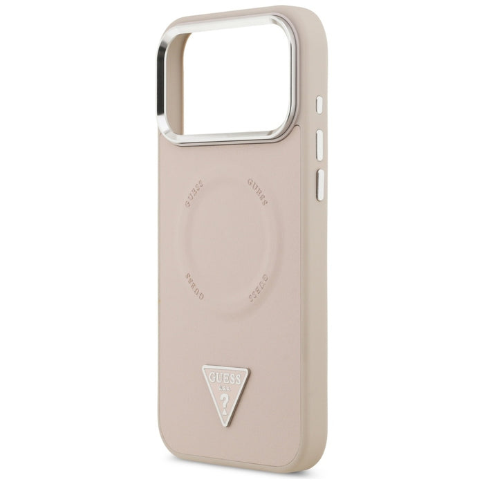Guess Triangle Logo MagSafe case for iPhone 17 Pro - pink