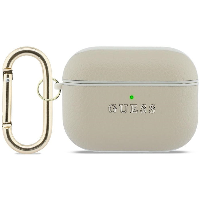 Guess Grained Classic Logo Hook case for AirPods Pro 3 - gold