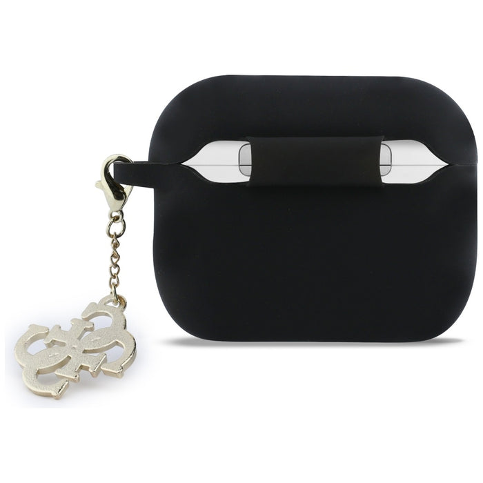 Guess Silicone 4G Charm Case for AirPods Pro 3 - Black