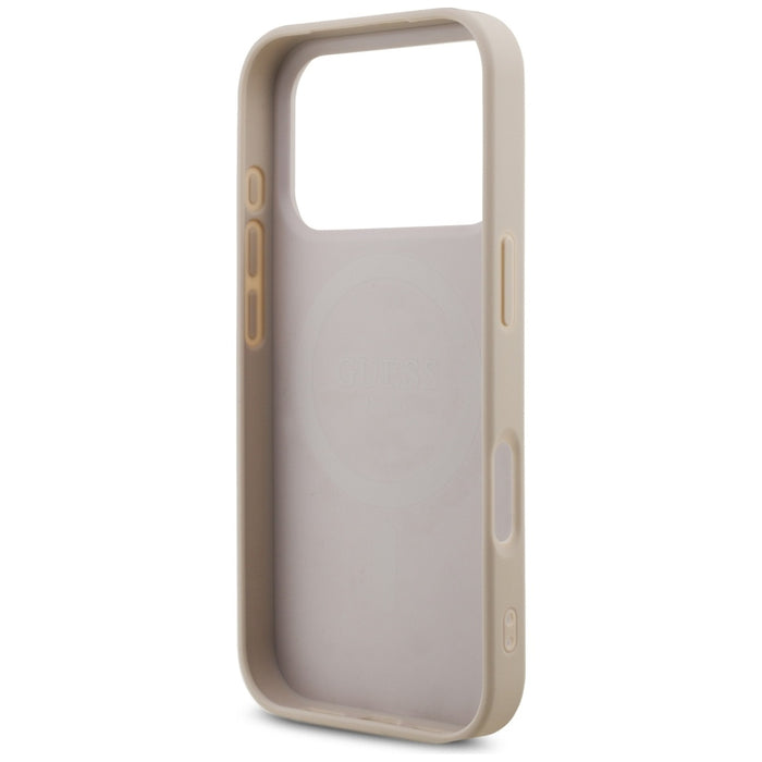 Guess 4G Strap Triangle Logo MagSafe Case for iPhone 17 Pro - Pink