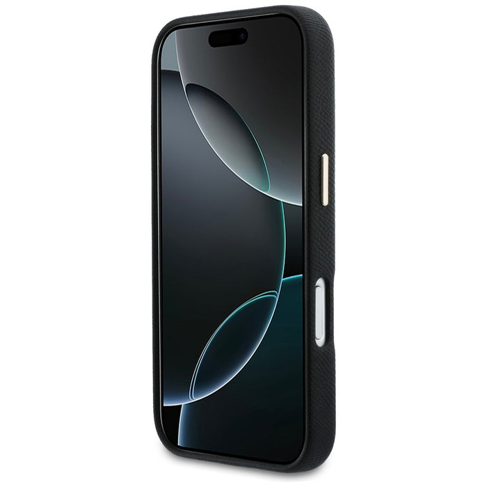 Guess FW Resin Logo Case for iPhone 17 Pro - Black