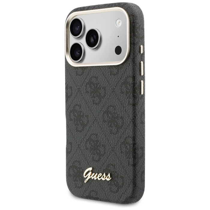 Guess 4G Script MagSafe case for iPhone 17 Pro Max - black