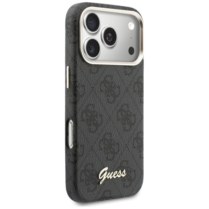 Guess 4G Script MagSafe case for iPhone 17 Pro Max - black