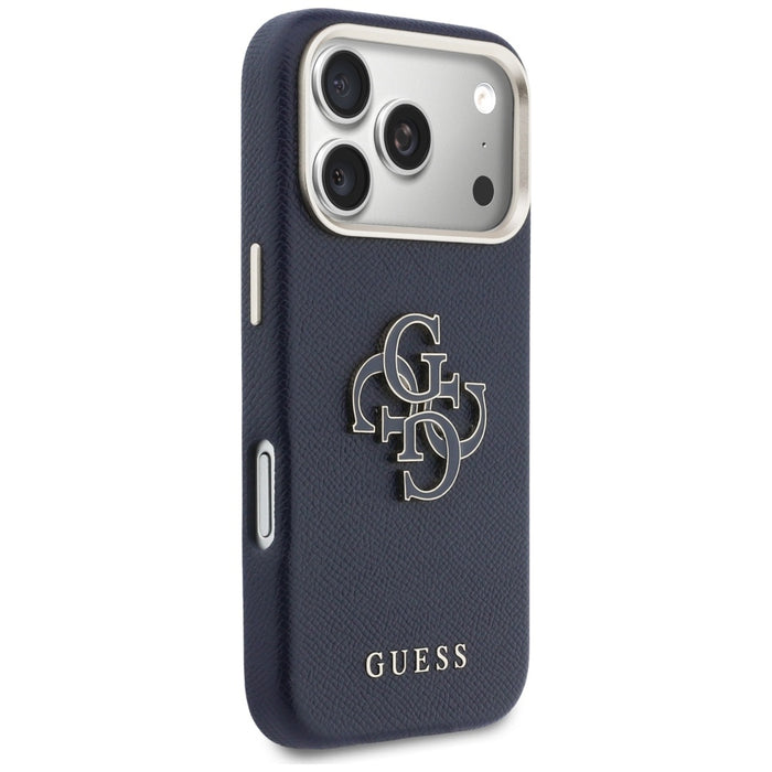 Guess FW Resin Logo Case for iPhone 17 Pro Max - Blue