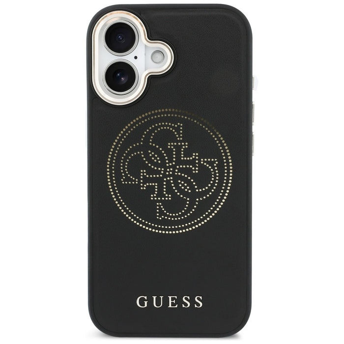 Guess Perforated 4G MagSafe case for iPhone 17 - black