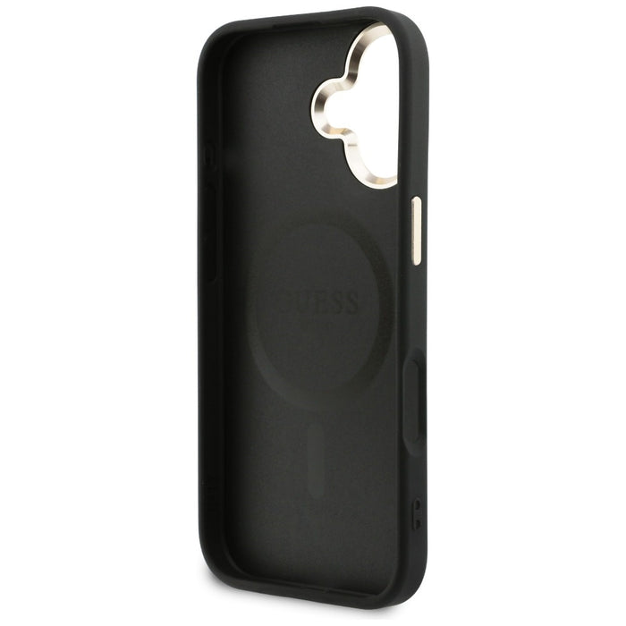 Guess Perforated 4G MagSafe case for iPhone 17 - black