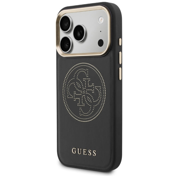Guess Perforated 4G MagSafe case for iPhone 17 Pro - black