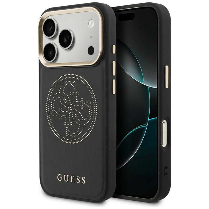 Guess Perforated 4G MagSafe case for iPhone 17 Pro - black