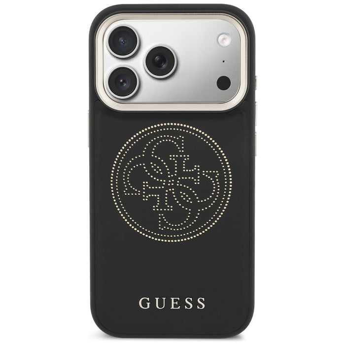 Guess Perforated 4G MagSafe case for iPhone 17 Pro - black