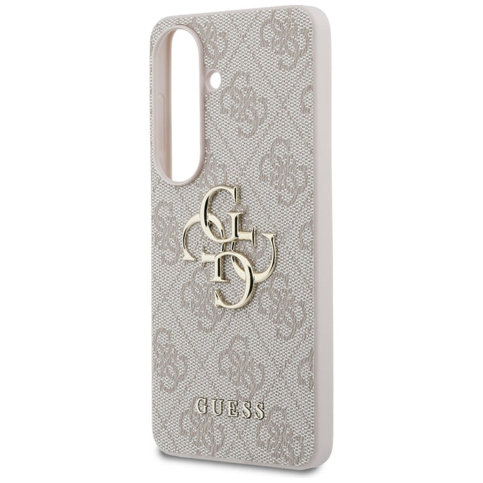 Guess 4G Big Metal Logo Case for Samsung Galaxy S26 - Pink
