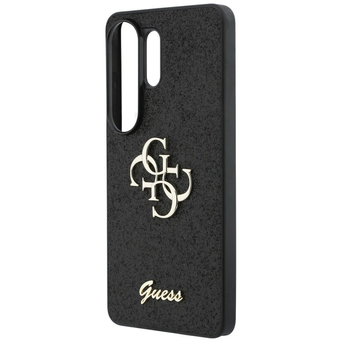 Guess Fixed Glitter Big 4G Metal Logo case for Samsung Galaxy S26 Ultra - black
