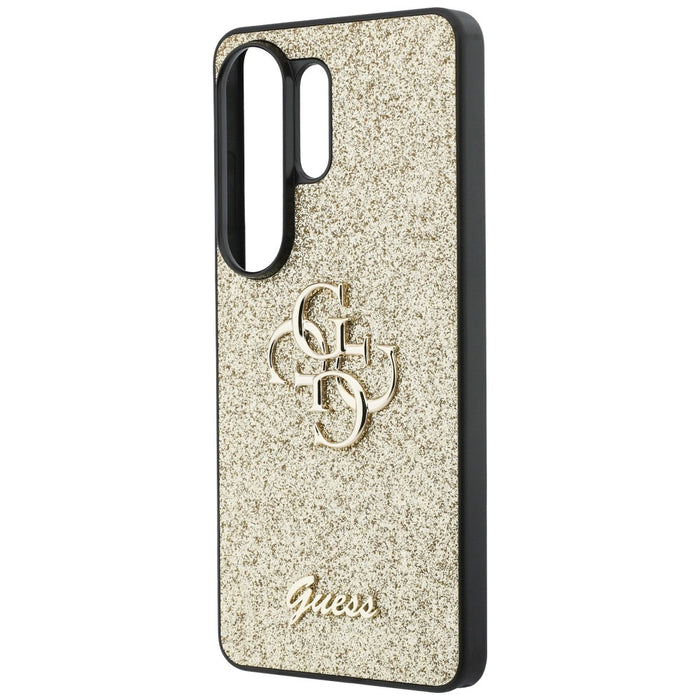 Guess Fixed Glitter Big 4G Metal Logo case for Samsung Galaxy S26 Ultra - gold