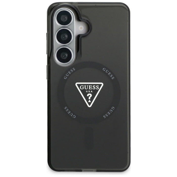 Guess IML Gradient Triangle MagSafe Case for Samsung Galaxy S26 - Black