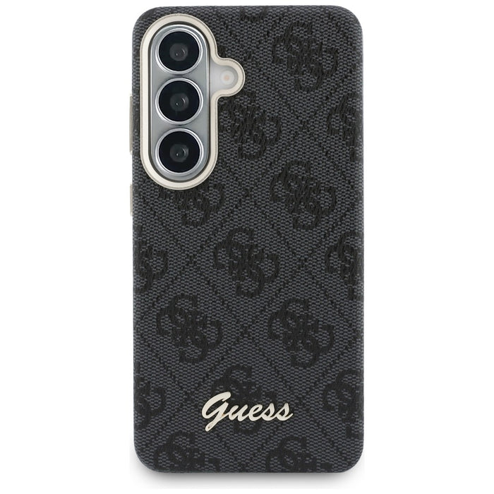 Guess 4G Script MagSafe Case for Samsung Galaxy S26 - Black