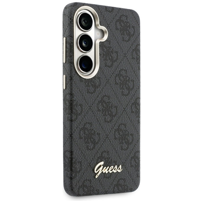 Guess 4G Script MagSafe Case for Samsung Galaxy S26 - Black