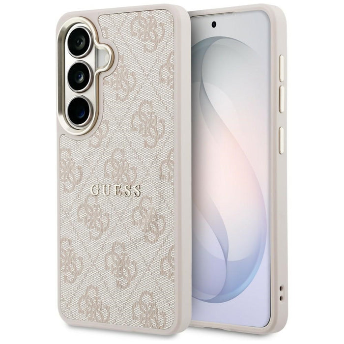 Guess 4G Embossed Ring MagSafe Case for Samsung Galaxy S26 - Pink