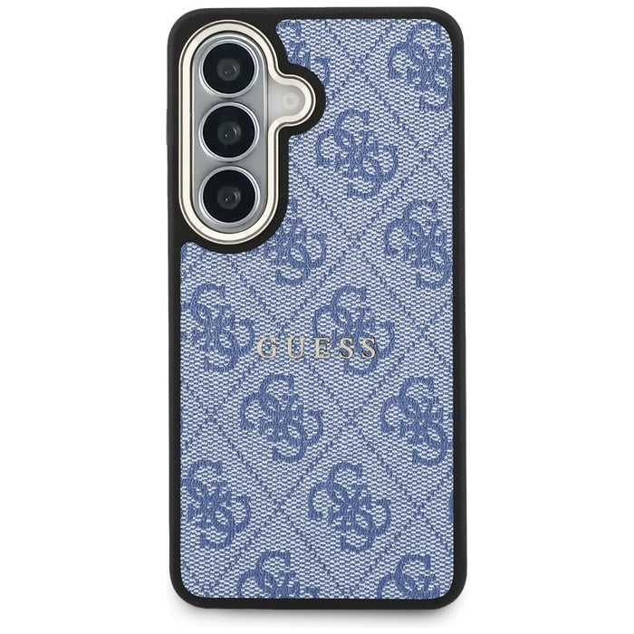 Guess 4G Embossed Ring MagSafe case for Samsung Galaxy S26 - blue