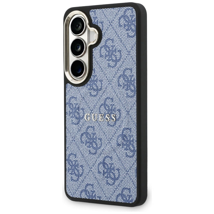 Guess 4G Embossed Ring MagSafe case for Samsung Galaxy S26 - blue